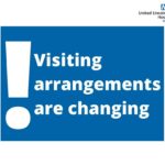 Visiting arrangements are changing graphic