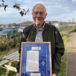 Howard when he was a student nurse